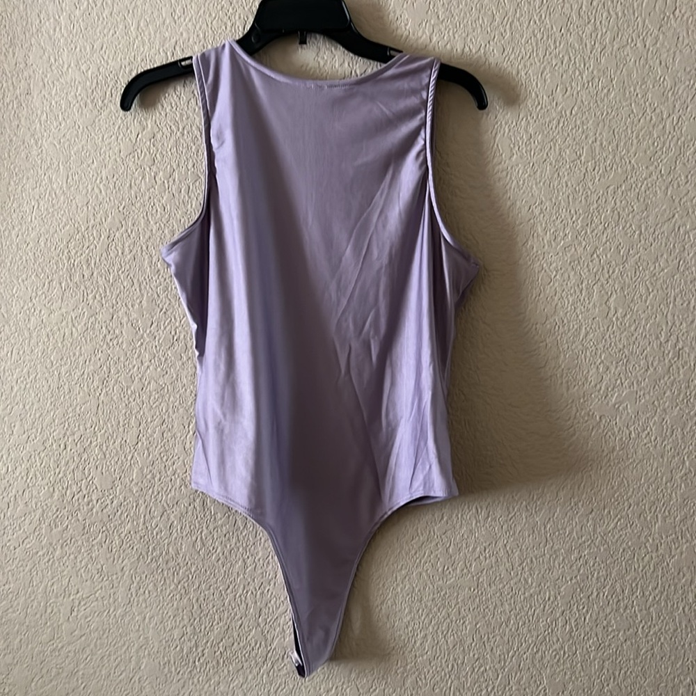 Lavender purple bodysuit